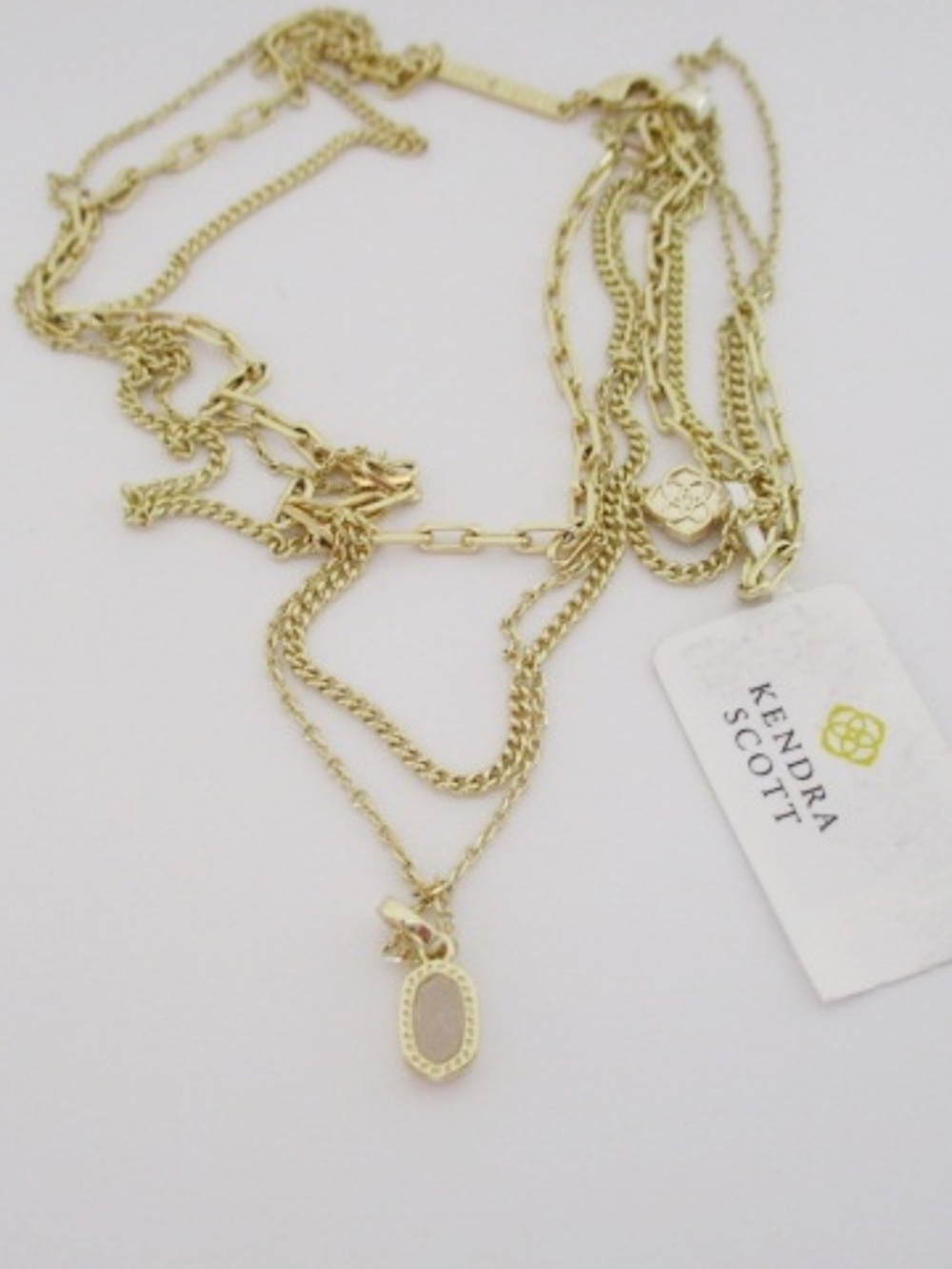 KENDRA SCOTT - Mini Elisa Gold Triple Strand Necklace